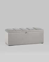 Пуф с крышкой Нильсон 2 велюр серый УТ000036880 Stool Group на 1 , основание в стиле 