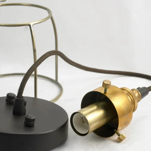 Светильник подвесной лофт Brighamton GRLSP-9677 Lussole прозрачный 1 лампа, основание чёрное в стиле лофт  фото 2