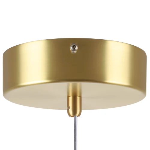 Светильник подвесной LED Cupola 804018 Lightstar серый чёрный 1 лампа, основание золотое в стиле арт-деко  фото 4
