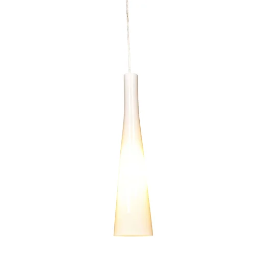 Светильник подвесной Morrate LDP 7227-1 WT Lumina Deco белый 1 лампа, основание серебряное в стиле современный 