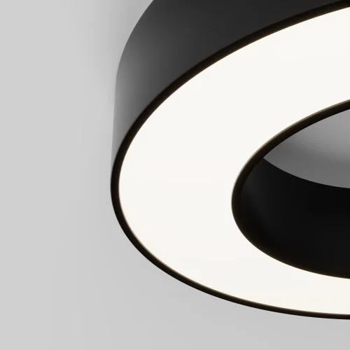 Светильник потолочный LED Lua C093CL-24W4K-B Maytoni белый на 1 лампу, основание чёрное в стиле современный хай-тек фото 2
