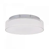 Светильник потолочный LED Pan Led 8173-NW Nowodvorski прозрачный на 1 лампу, основание хром в стиле классический 