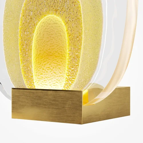 Бра LED Biology MOD367WL-L3BSK Maytoni прозрачный на 1 лампу, основание латунь в стиле современный хай-тек фото 4