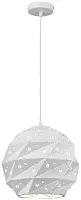 Светильник подвесной Delfina WE264.01.006 Wertmark белый 1 лампа, основание белое в стиле современный 