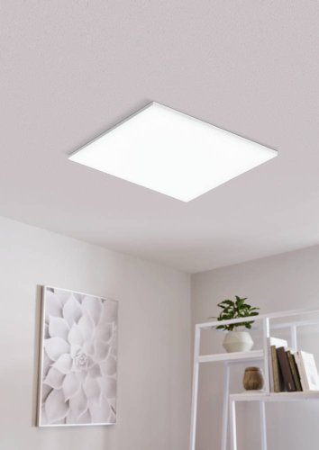 Светильник потолочный LED Turcona-Cct 99835 Eglo белый 1 лампа, основание белое в стиле современный квадраты фото 2