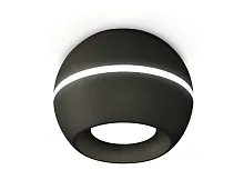 Светильник накладной Techno spot XS1102001 Ambrella light чёрный 1 лампа, основание чёрное в стиле модерн круглый