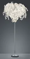 Торшер Kodiak LSP-0575 Lussole  белый 3 лампы, основание хром в стиле арт-деко
