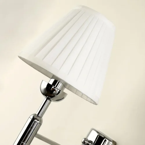 Бра Avangard 2952-1W Favourite белый на 1 лампу, основание хром в стиле современный фото 4