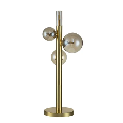 Настольная лампа Canto V000250 Indigo янтарная 4 лампы, основание золотое металл в стиле современный  фото 3