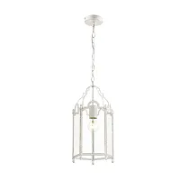 Светильник подвесной Mirum 1955-1P Favourite прозрачный 1 лампа, основание белое в стиле кантри 