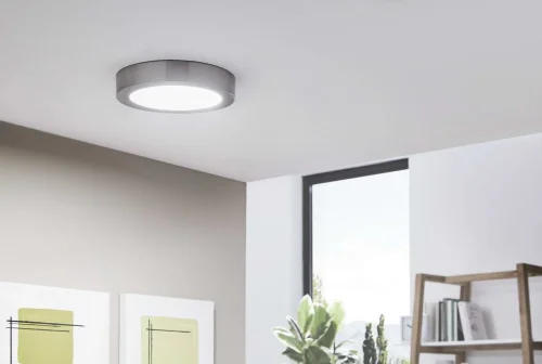 Светильник точечный LED FUEVA 1 94525 Eglo серый никель 1 лампа, основание серое никель в стиле современный минимализм  фото 2