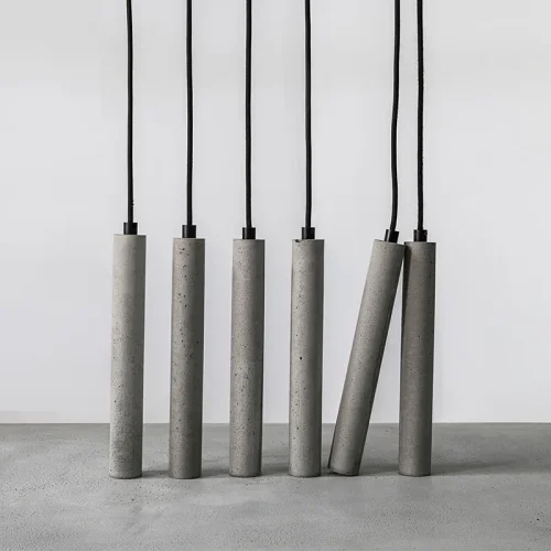 Светильник подвесной BRUT 189836-23 ImperiumLoft серый на 1 лампу, основание чёрное в стиле скандинавский фото 11