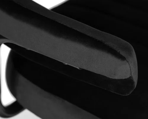 Стул барный  5019_BlackBase-LM CHARLY BLACK, цвет сиденья черный велюр (MJ9-101), цвет основания черный Dobrin, чёрный/велюр, ножки/металл/чёрный, размеры - 990*1200***610*540 фото 8