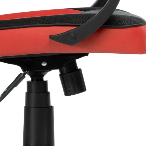 Компьютерное кресло Kard black / red 15247 Woodville, красный чёрный/искусственная кожа, ножки/пластик/чёрный, размеры - *1210***620*690 фото 17