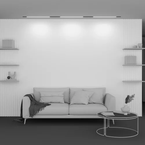 Трековый светильник Basis Exility 2700K 24Вт 120° TR030-2-24W2.7K-B Maytoni чёрный для шинопроводов серии Magnetic track system Exility чёрный фото 5