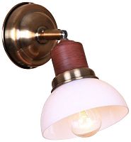Бра  320-501-01 Velante белый 1 лампа, основание бронзовое в стиле классический 