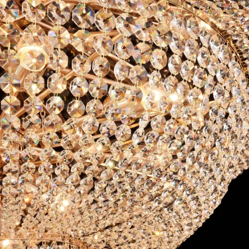 Люстра потолочная хрустальная Palace DIA890-CL-34-G Maytoni прозрачная на 34 лампы, основание золотое в стиле классика  фото 5