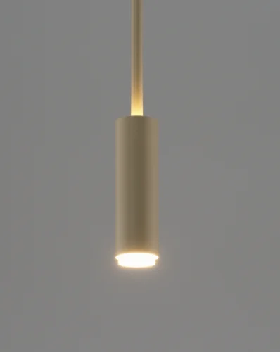 Светильник подвесной LED Rin V11396-PL Moderli золотой на 1 лампу, основание золотое в стиле современный фото 2