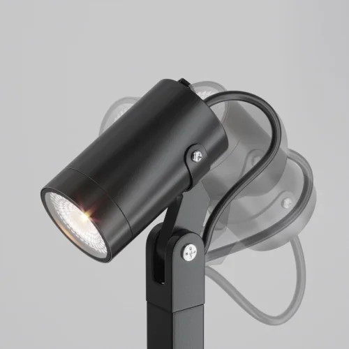 Парковый светильник Scope O025FL-01B1 Maytoni уличный IP65 чёрный 1 лампа, плафон чёрный в стиле современный хай-тек GU10 фото 5