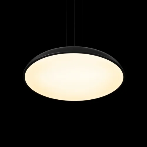 Светильник подвесной LED Dime 10371P Black LOFT IT белый на 1 лампу, основание чёрное в стиле современный круглый фото 4