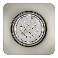 Светильник точечный LED PENETO 94268 Eglo серый никель 3 лампы, основание никель серое в стиле модерн 