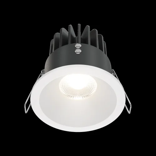Светильник точечный LED Zoom DL034-L12W4K-W Maytoni белый на 1 лампу, основание белое в стиле современный фото 3