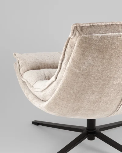 Кресло лаунж Lazy, бежевый УТ000041731 Stool Group, /, ножки//, размеры - *****мм фото 6