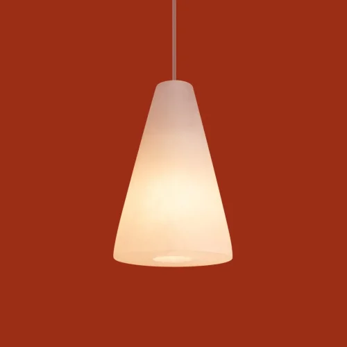 Светильник подвесной Pietre FR5592PL-01BS2 Freya белый на 1 лампу, основание белое в стиле современный фото 7