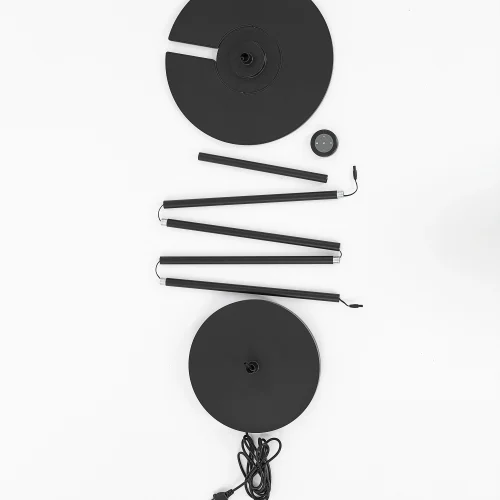 Торшер LED RGB с пультом Loong CL810031 Citilux с пультом чёрный белый на 1 лампу, основание чёрное в стиле современный хай-тек фото 7 Торшер LED RGB с пультом Loong CL810031 Citilux с пультом чёрный белый на 1 лампу, основание чёрное в стиле современный хай-тек фото 7