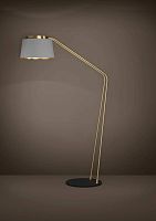Торшер Almerimar 390174 Eglo  серый 1 лампа, основание чёрное в стиле современный
