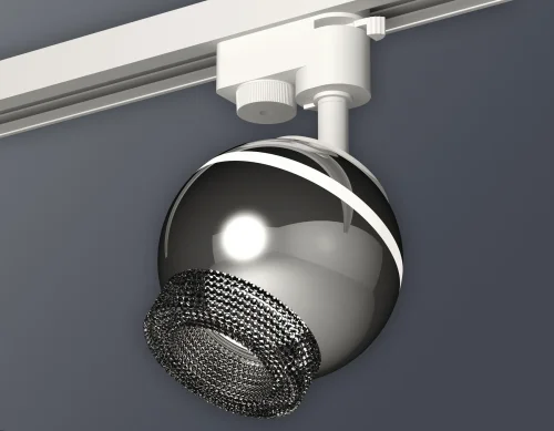 Трековый светильник XT1104002 Ambrella light серебряный для шинопроводов серии Track System белый фото 2
