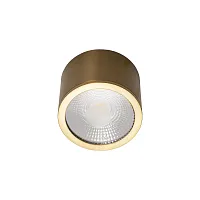 Светильник накладной LED Solar 10187/B LOFT IT бронзовый 1 лампа, основание бронзовое в стиле современный круглый