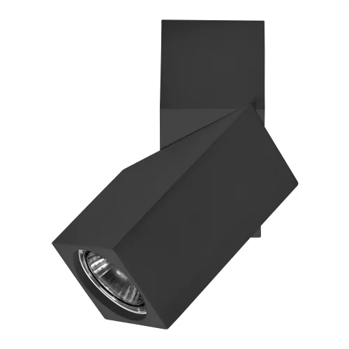 Светильник накладной Illumo 051057 Lightstar чёрный 1 лампа, основание чёрное в стиле 10086 квадратный