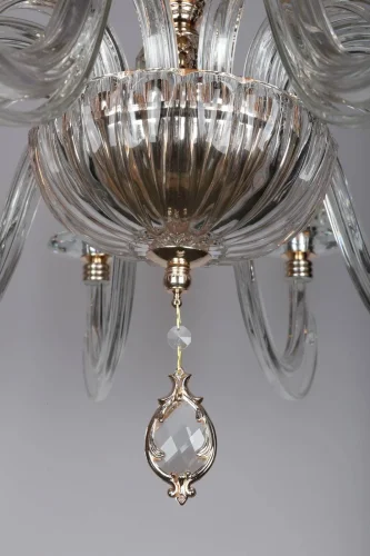 Люстра подвесная Ravenna OML-79203-12 Omnilux без плафона на 12 ламп, основание золотое в стиле классический  фото 3