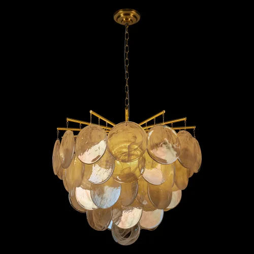 Люстра подвесная Лолли / Lolly 10492/600 Champagne LOFT IT шампань на 6 ламп, основание бронзовое в стиле современный фото 2 Люстра подвесная Лолли / Lolly 10492/600 Champagne LOFT IT шампань на 6 ламп, основание бронзовое в стиле современный фото 2