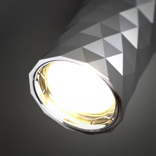 Светильник накладной Ad Astrum 4288/1C Odeon Light хром 1 лампа, основание хром в стиле современный хай-тек круглый фото 4