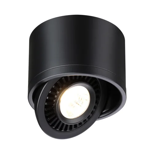 Светильник накладной LED Gesso 358812 Novotech чёрный 1 лампа, основание чёрное в стиле современный круглый фото 5