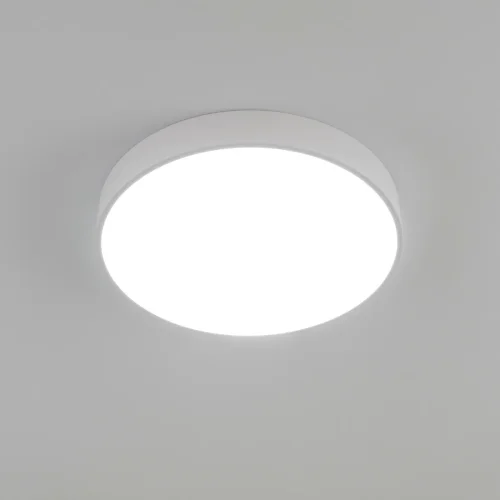 Светильник потолочный LED RGB с пультом Купер CL72470G0 Citilux белый 1 лампа, основание белое в стиле современный хай-тек минимализм с пультом фото 3