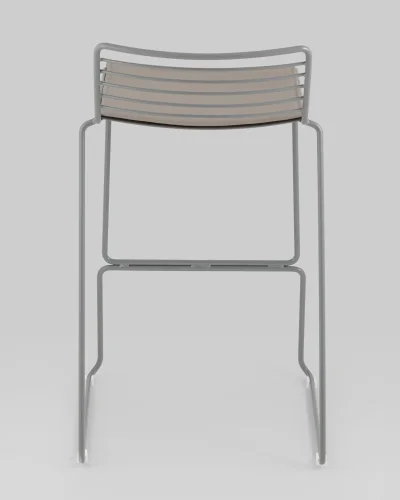Стул полубарный Danny, серый, с подушкой УТ000038988 Stool Group, /, ножки//, размеры - *800***380*470 фото 3
