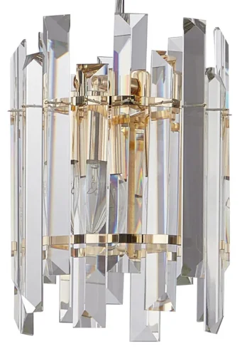 Светильник подвесной Feeriya 2114/03/02P Stilfort прозрачный 2 лампы, основание золотое в стиле современный  фото 2
