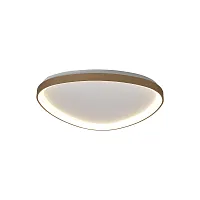 Светильник потолочный LED Niseko 8058 Mantra белый 1 лампа, основание золотое в стиле современный тарелка