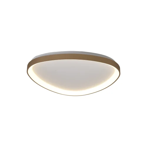 Светильник потолочный LED Niseko 8058 Mantra белый 1 лампа, основание золотое в стиле современный 