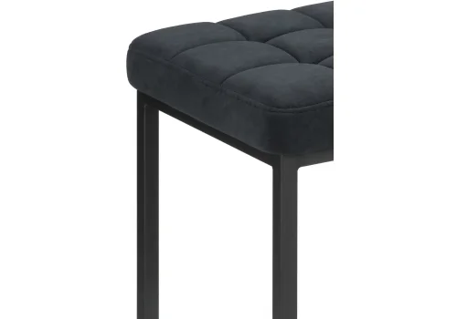 Барный стул Лофт ткань катания черный / черный матовы 432935 Woodville, чёрный/ткань, ножки/металл/чёрный, размеры - ****340*340 фото 3