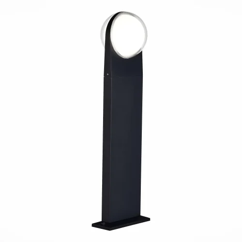 Парковый светильник LED Celeste SL9510.405.01 ST-Luce уличный IP54 чёрный на 2 лампы, плафон белый в стиле современный LED