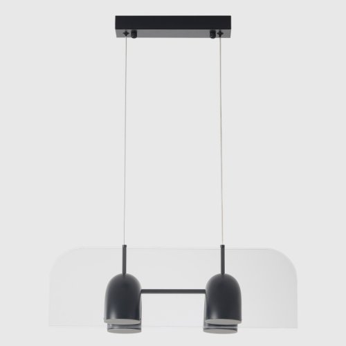Светильник подвесной ЛЕД ELEMENT SP24W LED BLACK Crystal Lux белый на 1 лампу, основание чёрное в стиле лофт линейный фото 4