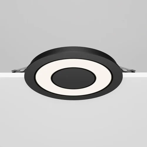 Светильник точечный LED Vector 4000K 12Вт 100° DL102-12W4K-B Maytoni чёрный на 1 лампу, основание чёрное в стиле современный хай-тек круглый фото 2
