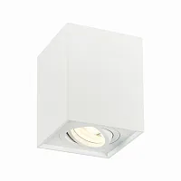 Светильник накладной Quadrus ST109.507.01 ST-Luce белый 1 лампа, основание белое в стиле хай-тек современный квадратный