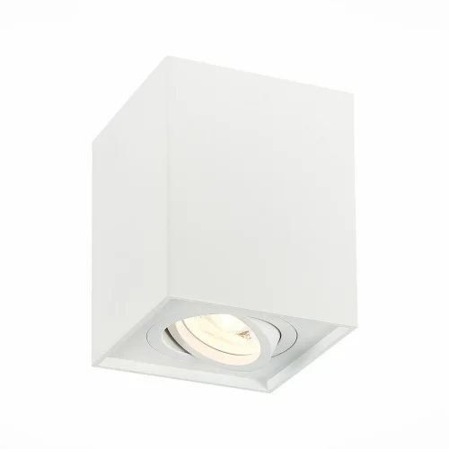 Светильник накладной Quadrus ST109.507.01 ST-Luce белый 1 лампа, основание белое в стиле современный хай-тек квадратный