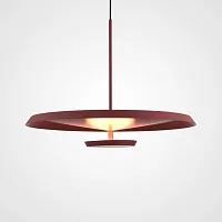 Светильник подвесной LUCRETIA Red 219207-23 ImperiumLoft красный на 1 лампу, основание чёрное в стиле скандинавский 