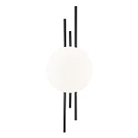 Бра LED Astro V000045L Indigo белый на 1 лампу, основание чёрное в стиле современный хай-тек 